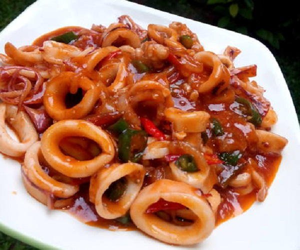 Resep Cumi Asam Manis