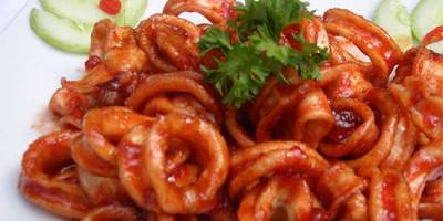 Resep Cumi Saus Padang